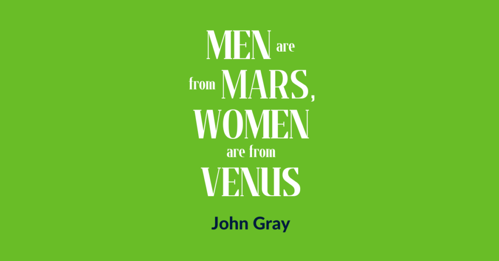 Les hommes viennent de Mars Les femmes viennent de Vénus Résumé et infographie John Gray